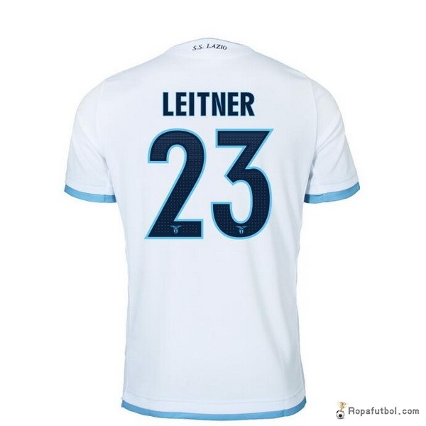 Camiseta Lazio Replica Tercera Ropa Leitner 2016/17 Blanco